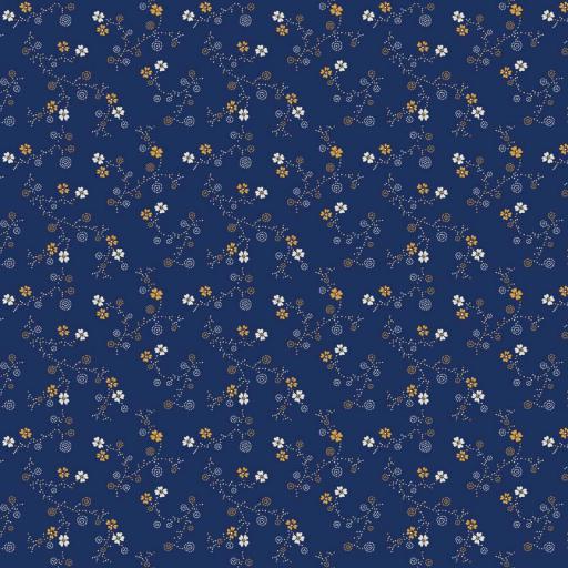 PRF - Cheddar & Indigo - RBC4892 Blue (1 fat quarter only)