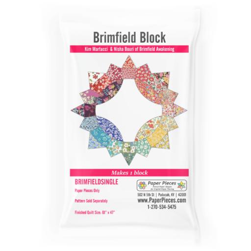 Brimfield Awakening Block - Paper Pieces Set - Single Block